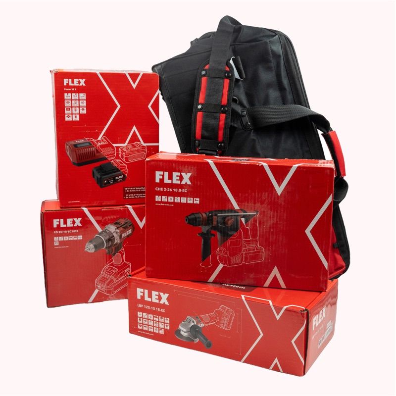 Caisse à outils FLEX (AVS Négoce) — lot de bricolage à gagner